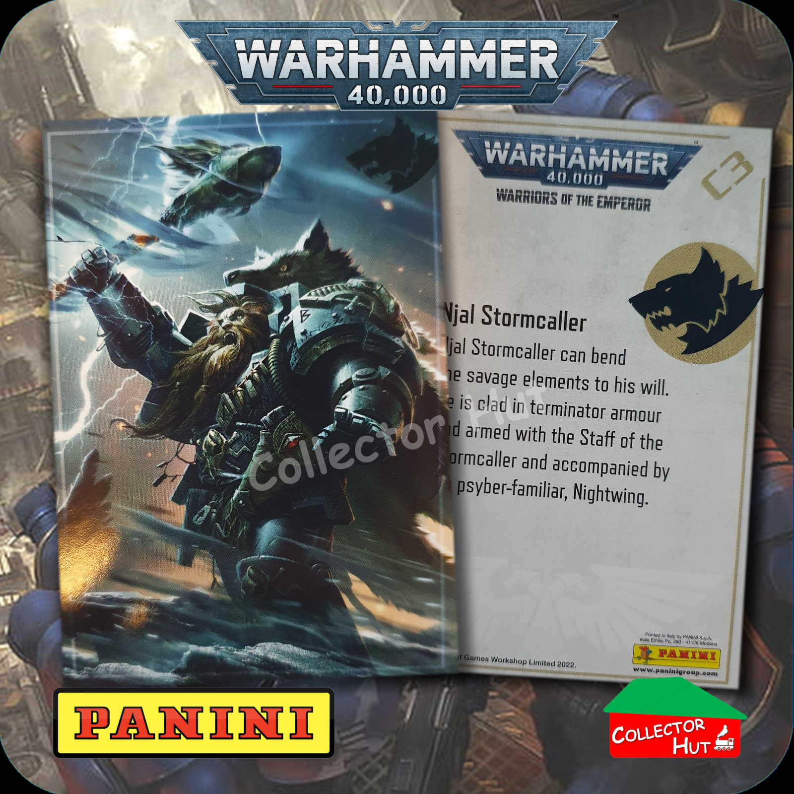 PANINI Warhammer 40,000 40k Warriors of the Emperor Trading Cards You Choose