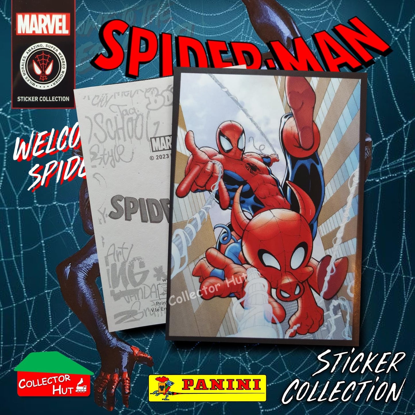 Panini Spider-Man Spider-Verse 2023 Collection Sticker Singles #1-163 & F1-30