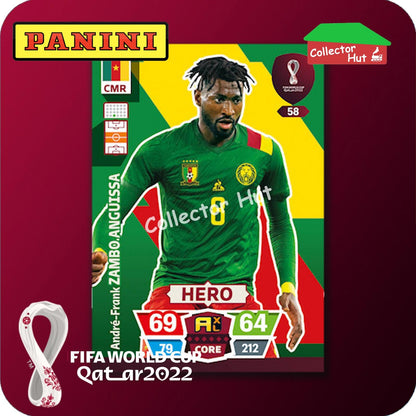 Panini Adrenalyn XL Qatar World Cup 2022 Trading Cards BASE SET #28-144