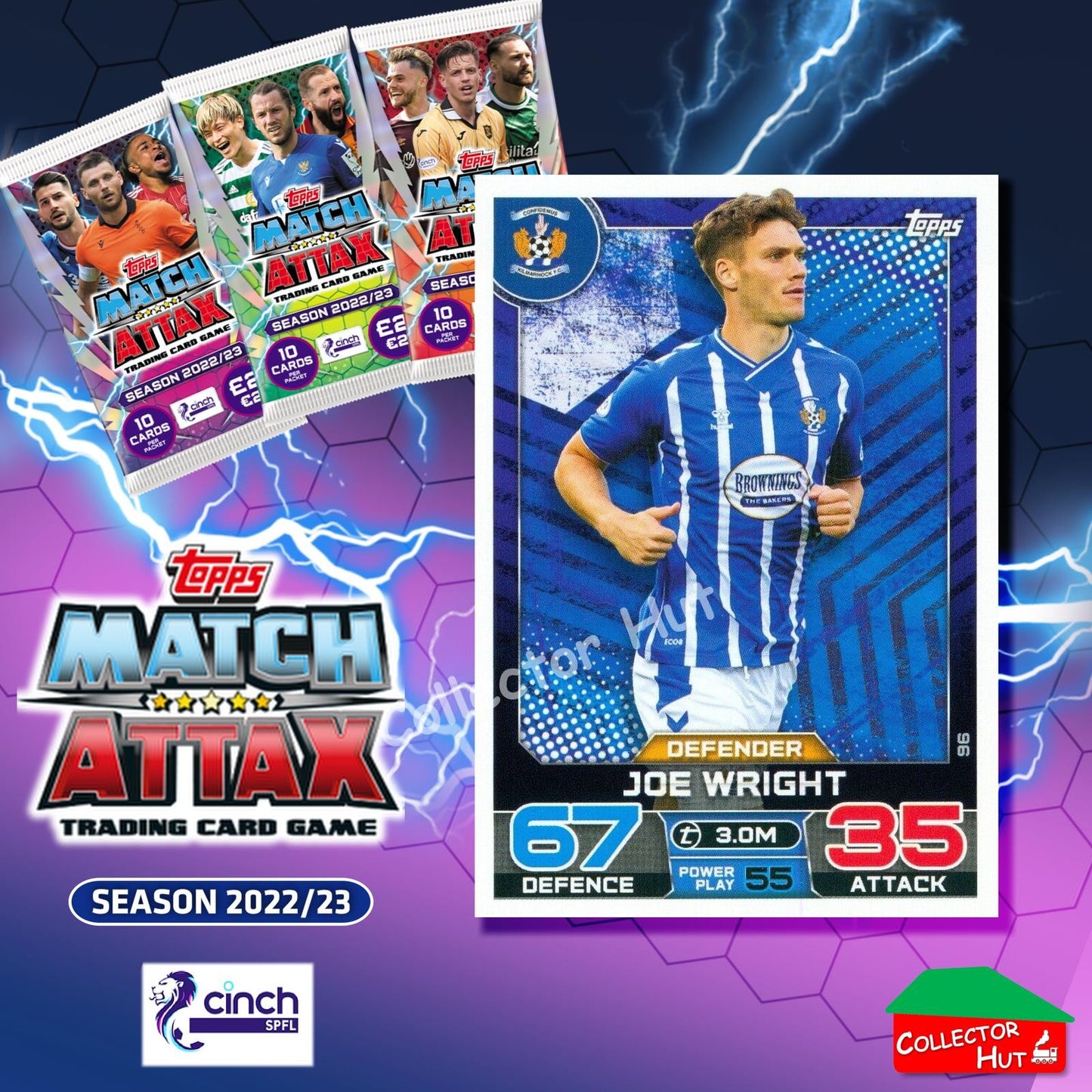 TOPPS MATCH ATTAX SPFL 2022/23 #1-162 Choose Your Card