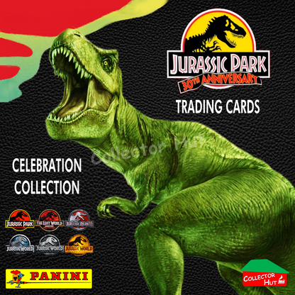 Jurassic World 30th Anniversary Trading Card COMPLETE BASE SET #1-195 in Binder