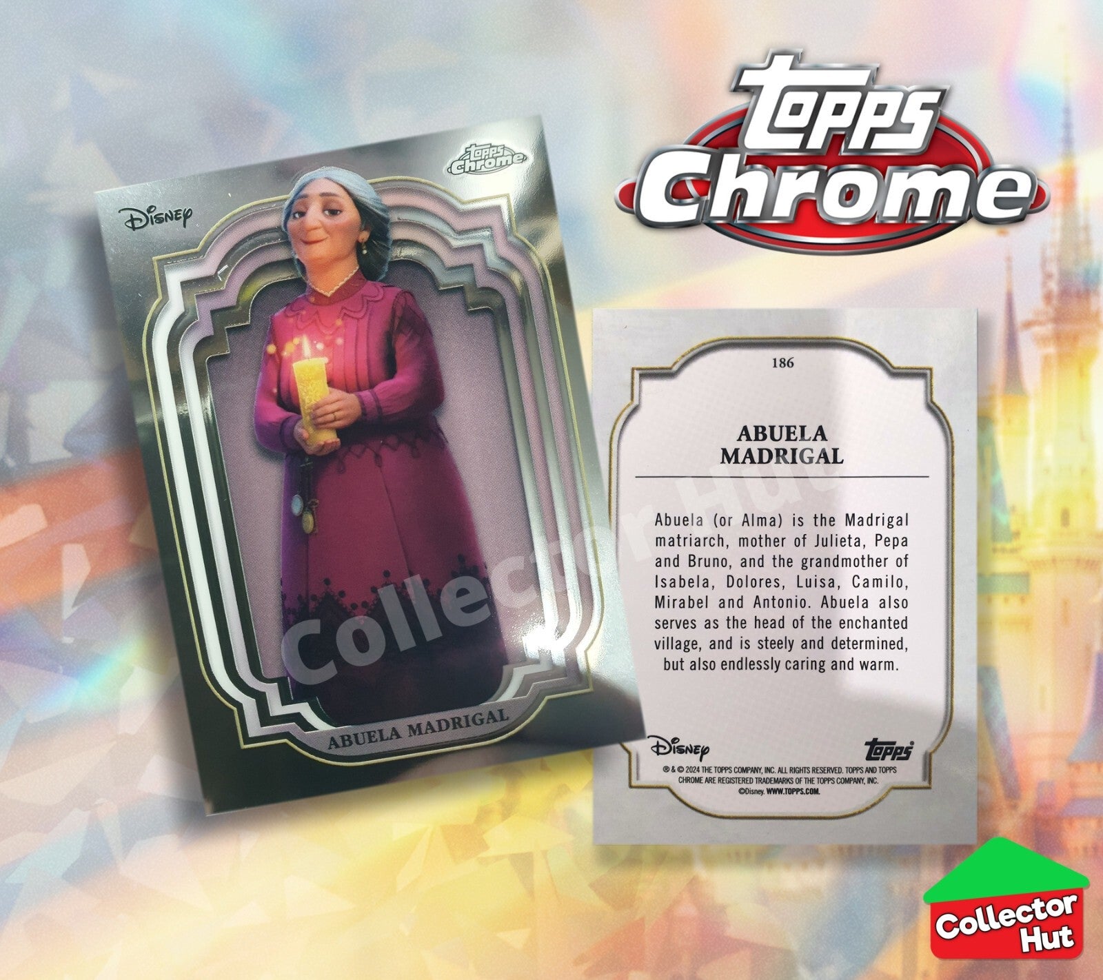 Disney Topps Chrome 2024 Base Cards 1-200 Pick Singles to Complete Your Set