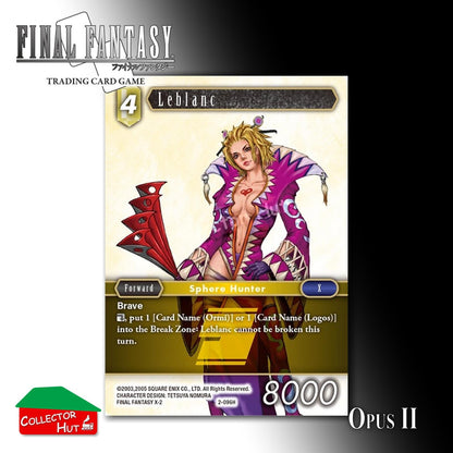 Final Fantasy Trading Card Game OPUS II 2 FOIL CARDS You Choose