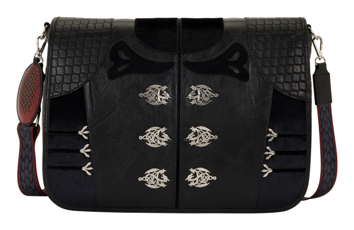 Loungefly House of the Dragon Targaryen Crossbody Messenger Bag