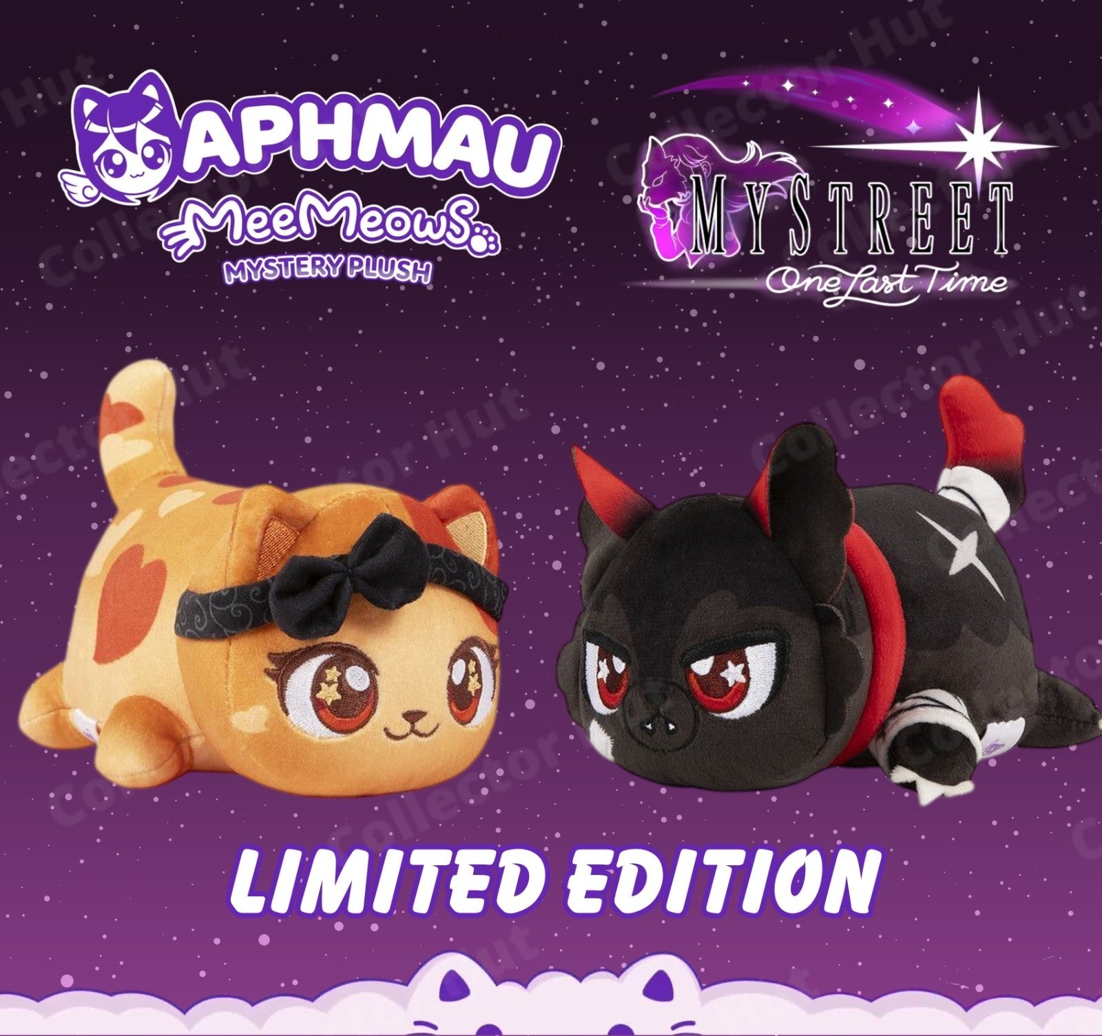 Aphmau MeeMeows Mystery 6" Plush Toys MY STREET Limited Edition IDENTIFIED
