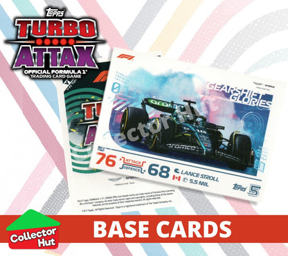 Topps Turbo Attax Formula 1 F1 2024 #1-166 Base Cards YOU CHOOSE