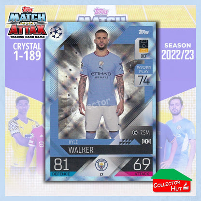 Topps Match Attax Europa Champions League 2022/23 Crystal Parallel Cards 1-189