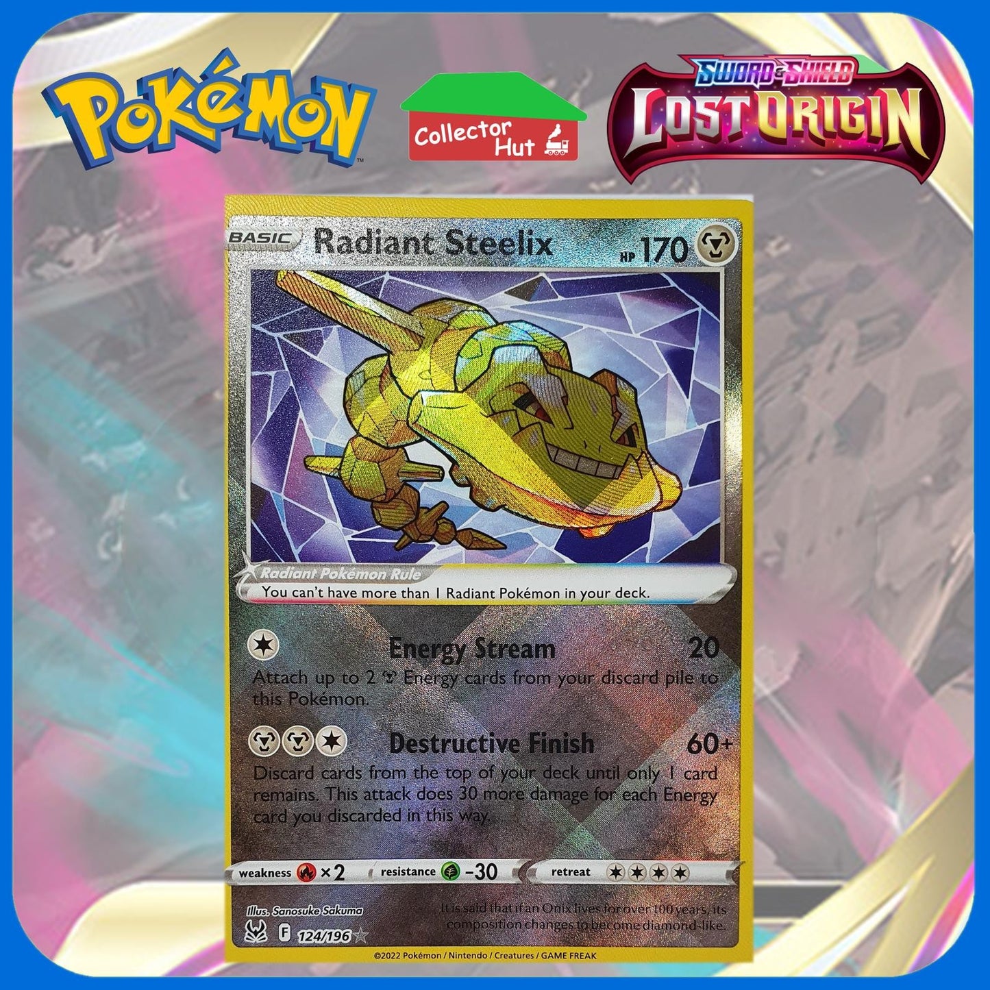 Pokémon Sword & Shield Lost Origin RARE HOLO Trading Cards NEW Choose Your Card