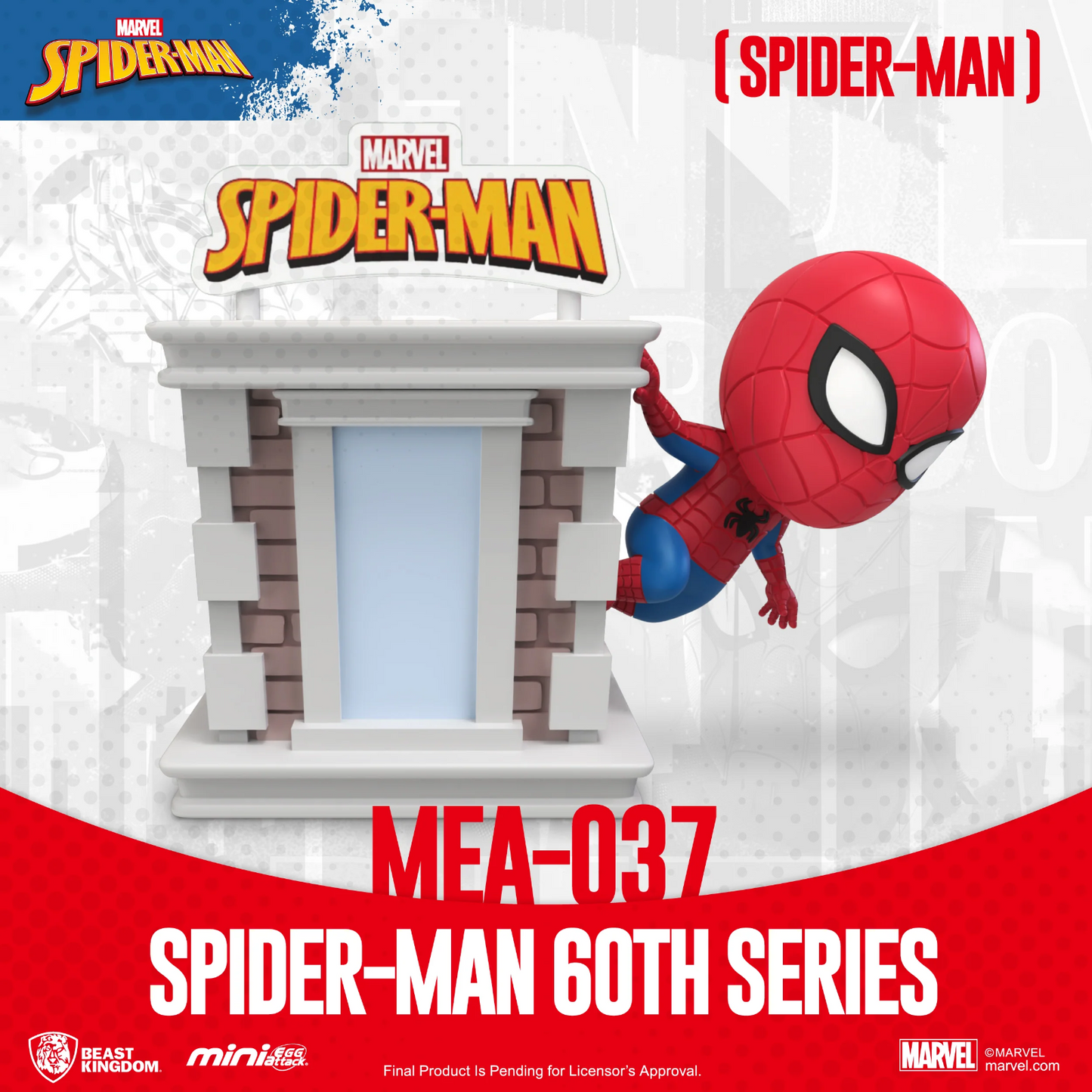 Spider-Man Tower Series Hero Box 60th Anniversary Mini Egg Attack Tower Figures