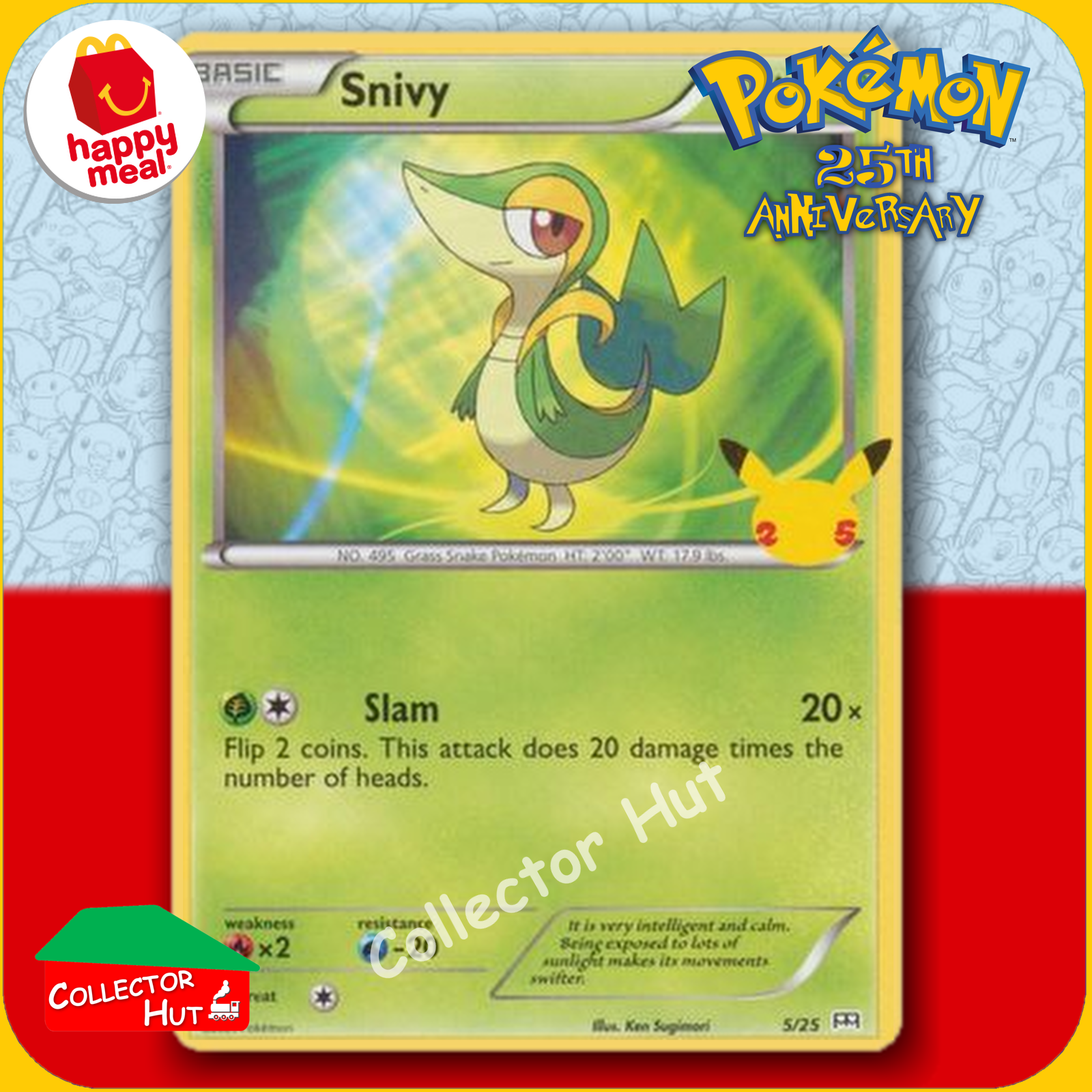 McDonald's Happy Meal 2021 Pokémon 25th Anniversary Trading Cards You Choose