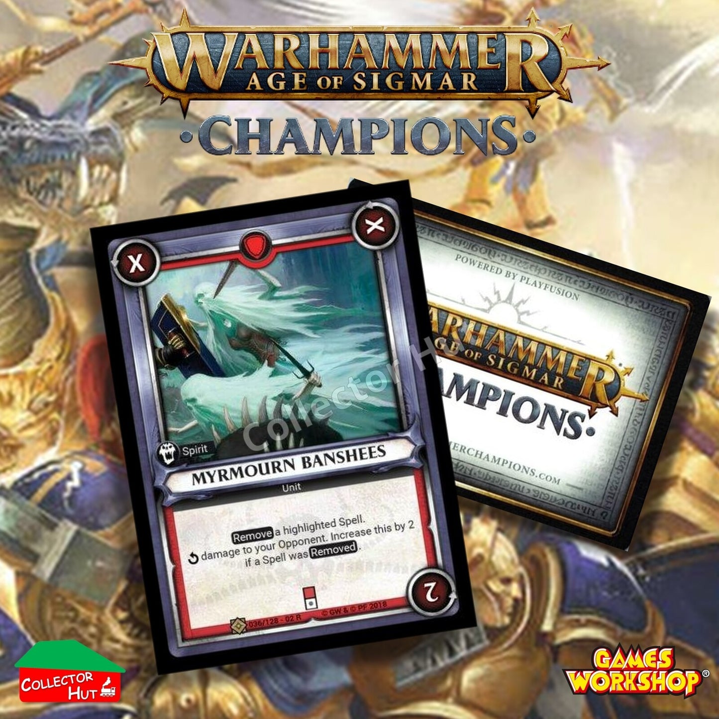 Warhammer Age of Sigmar: Champions Wave 2 ONSLAUGHT FOIL Cards CHOOSE SINGLES