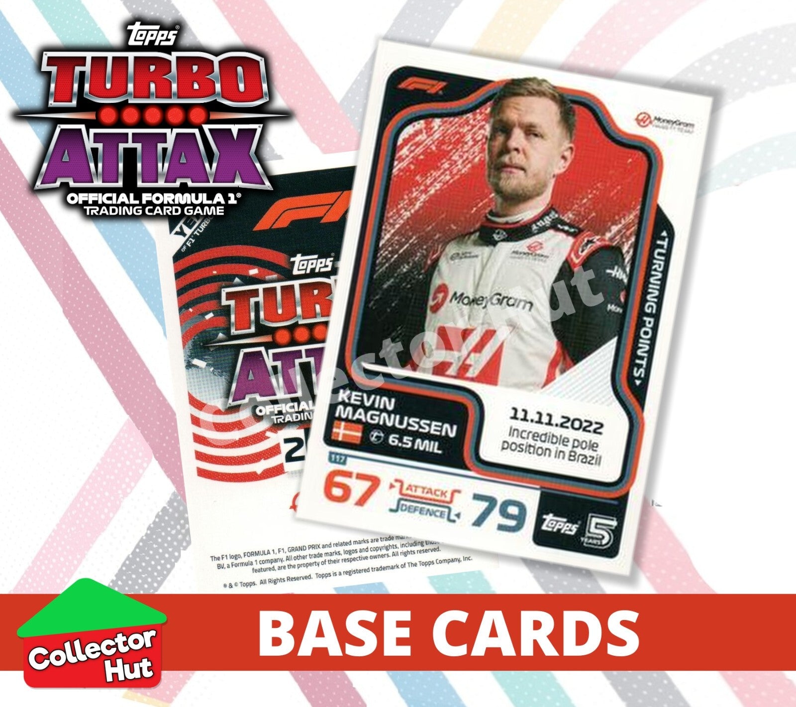 Topps Turbo Attax Formula 1 F1 2024 #1-166 Base Cards YOU CHOOSE