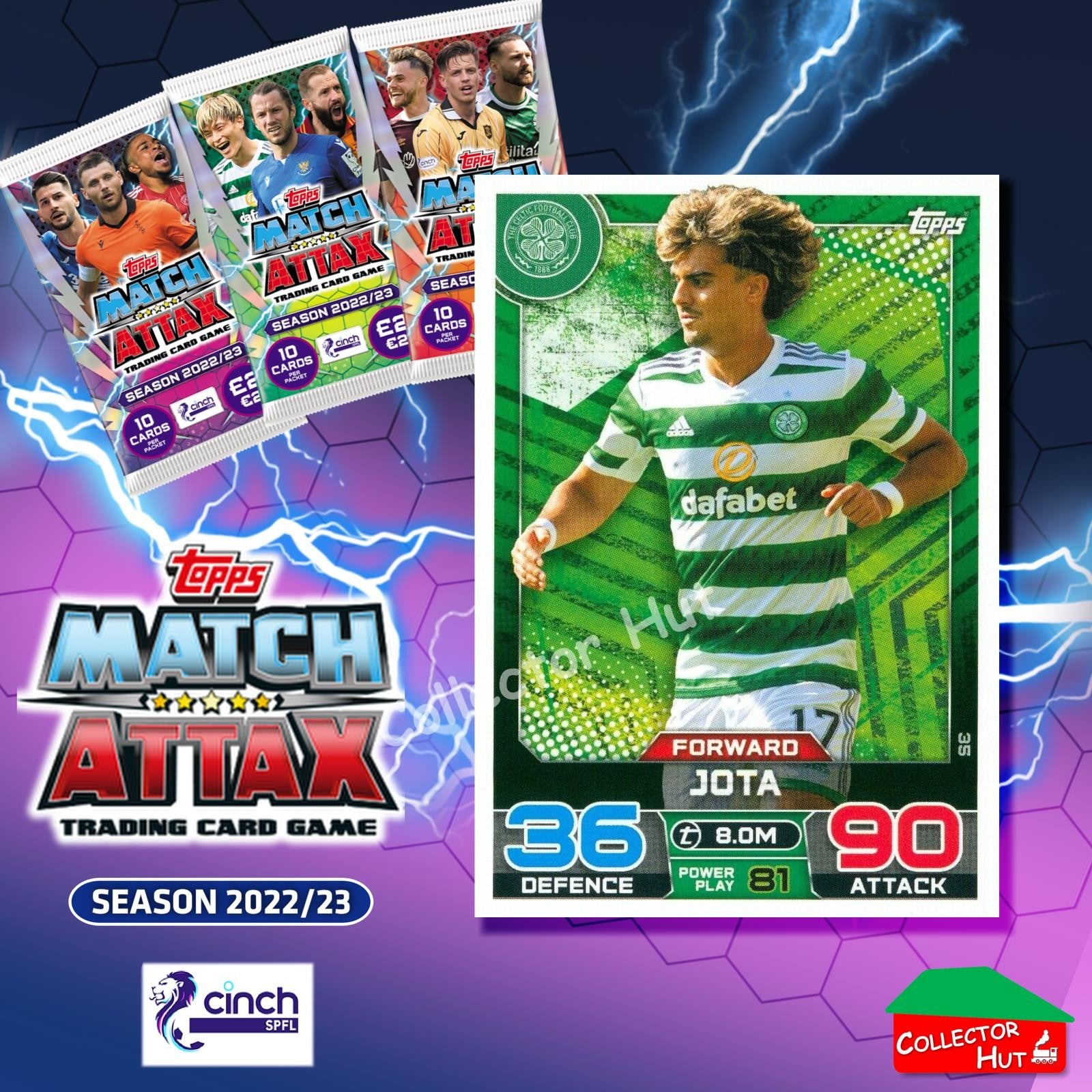 TOPPS MATCH ATTAX SPFL 2022/23 #1-162 Choose Your Card