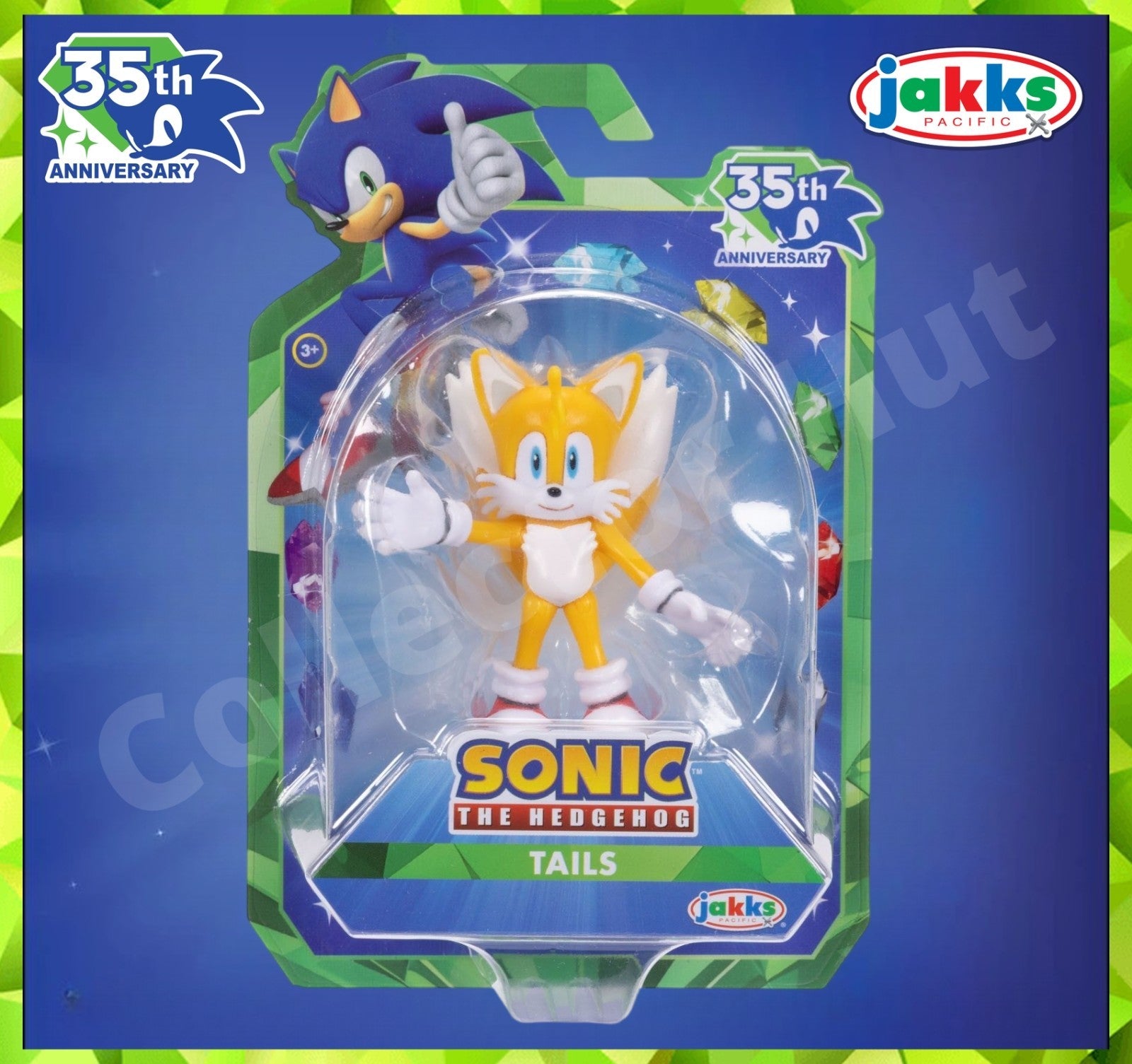 JAKKS Sonic the Hedgehog Figures 2.5" Wave 24 35th Anniversary Edition