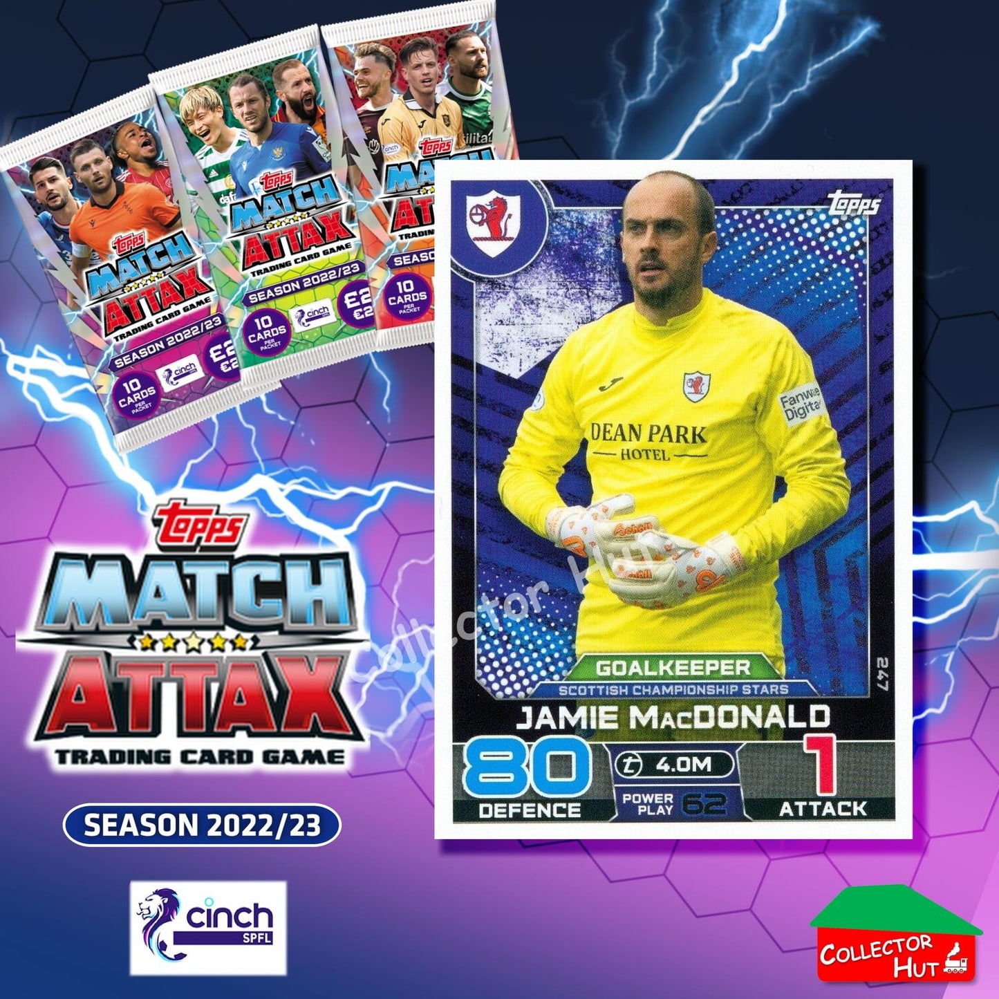 TOPPS MATCH ATTAX SPFL 2022/23 #163-264 Choose Your Card