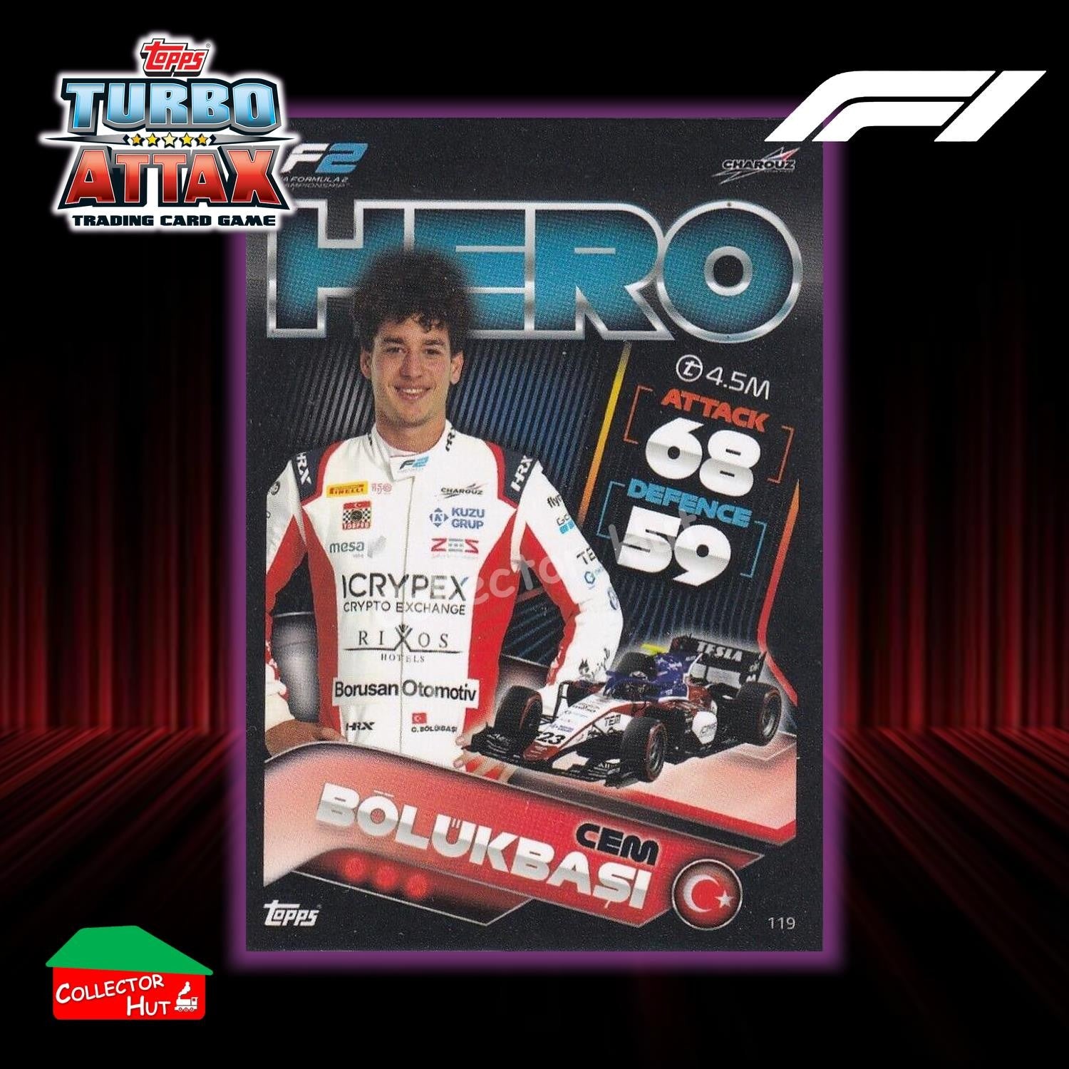 Topps Turbo Attax Formula 1 F1 2022 #1-131 Base Cards YOU CHOOSE