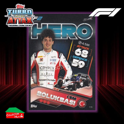 Topps Turbo Attax Formula 1 F1 2022 #1-131 Base Cards YOU CHOOSE