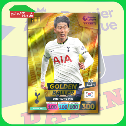 Panini Adrenalyn XL Premier League 2023 2022/23 GOLDEN BALLER, LIMITED EDITION