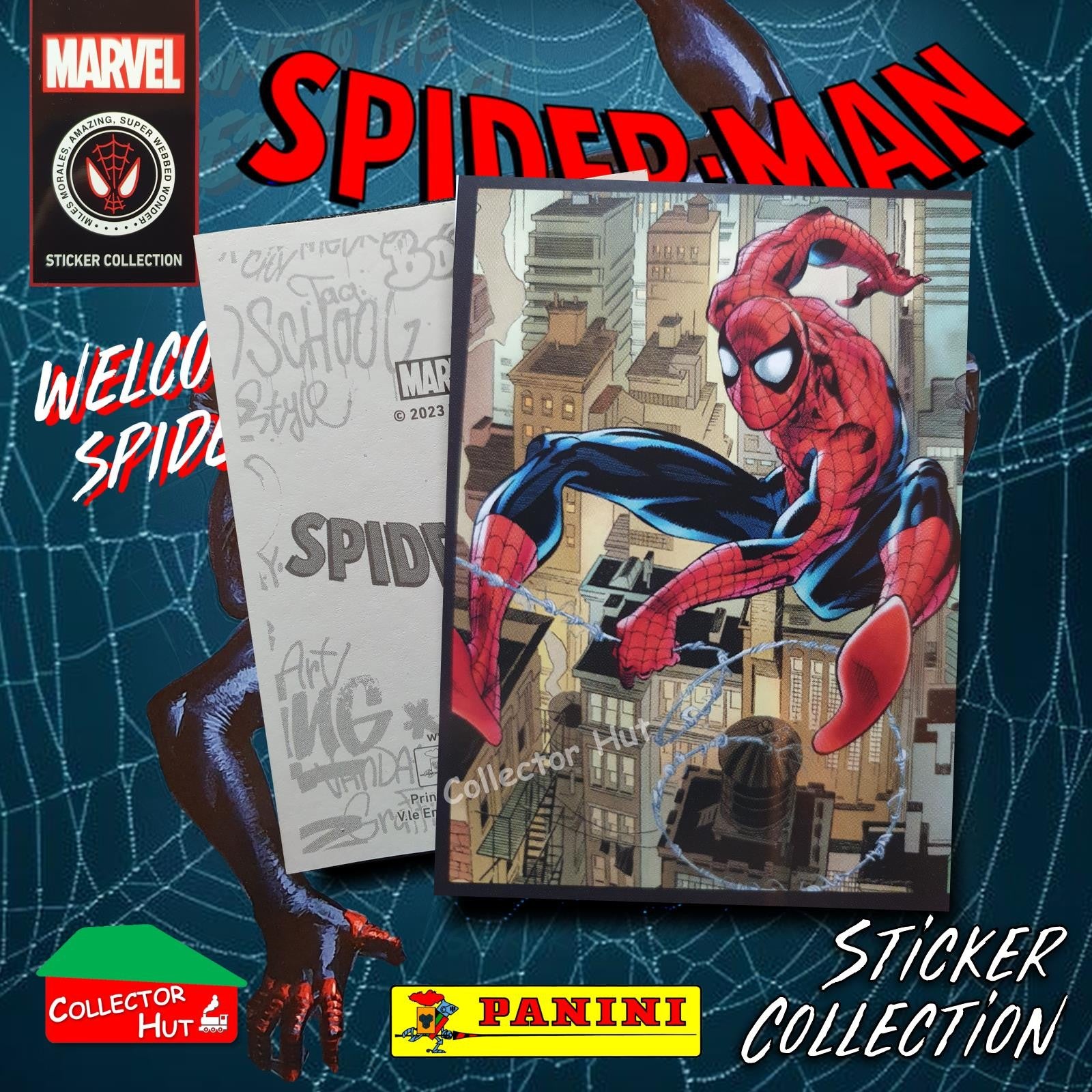 Panini Spider-Man Spider-Verse 2023 Collection Sticker Singles #1-163 & F1-30