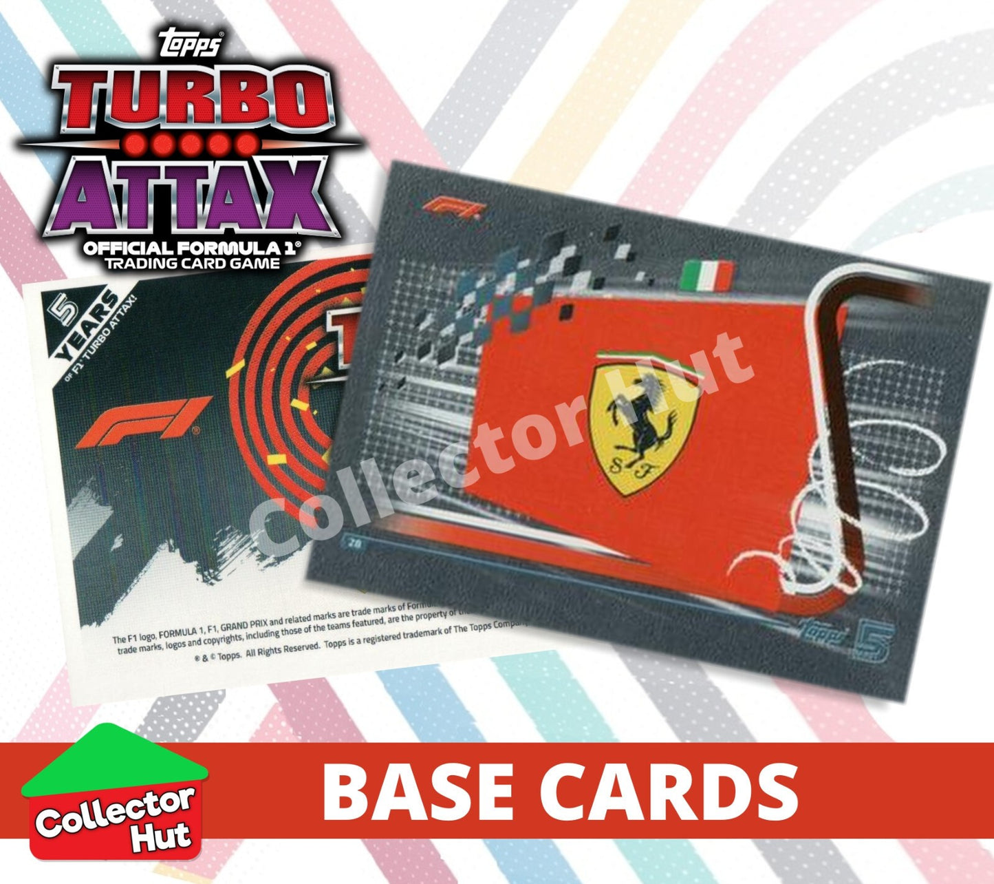 Topps Turbo Attax Formula 1 F1 2024 #1-166 Base Cards YOU CHOOSE