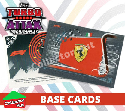 Topps Turbo Attax Formula 1 F1 2024 #1-166 Base Cards YOU CHOOSE