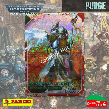 PANINI Warhammer 40,000 Dark Galaxy Parallel Trading Card Crusade Vanguard Purge
