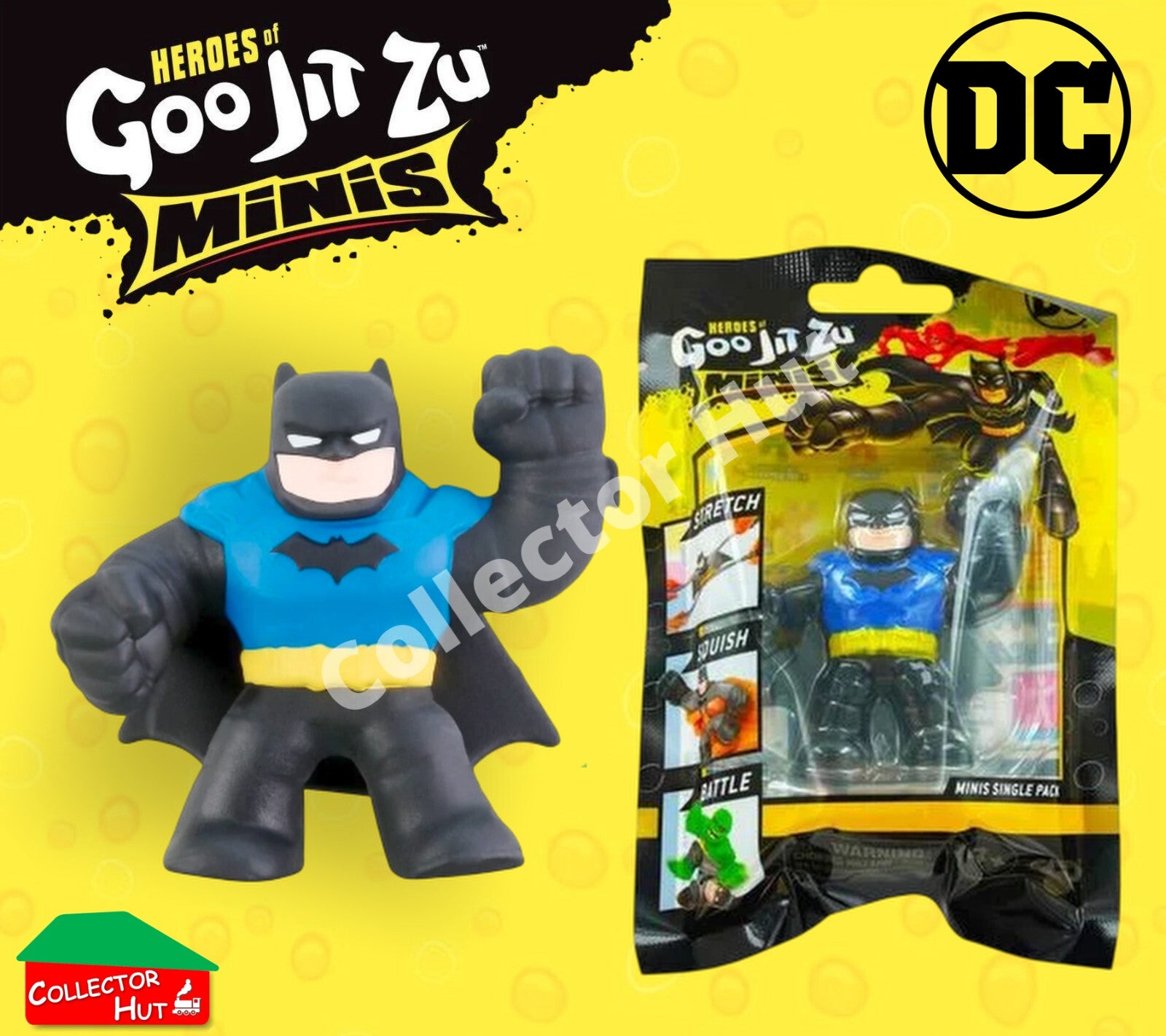 Heroes of Goo Jit Zu Minis DC Stretchy Sensory Toys to Collect!