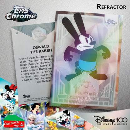 Disney 100 Topps Chrome 2023 REFRACTOR Cards 1-100 Pick Singles