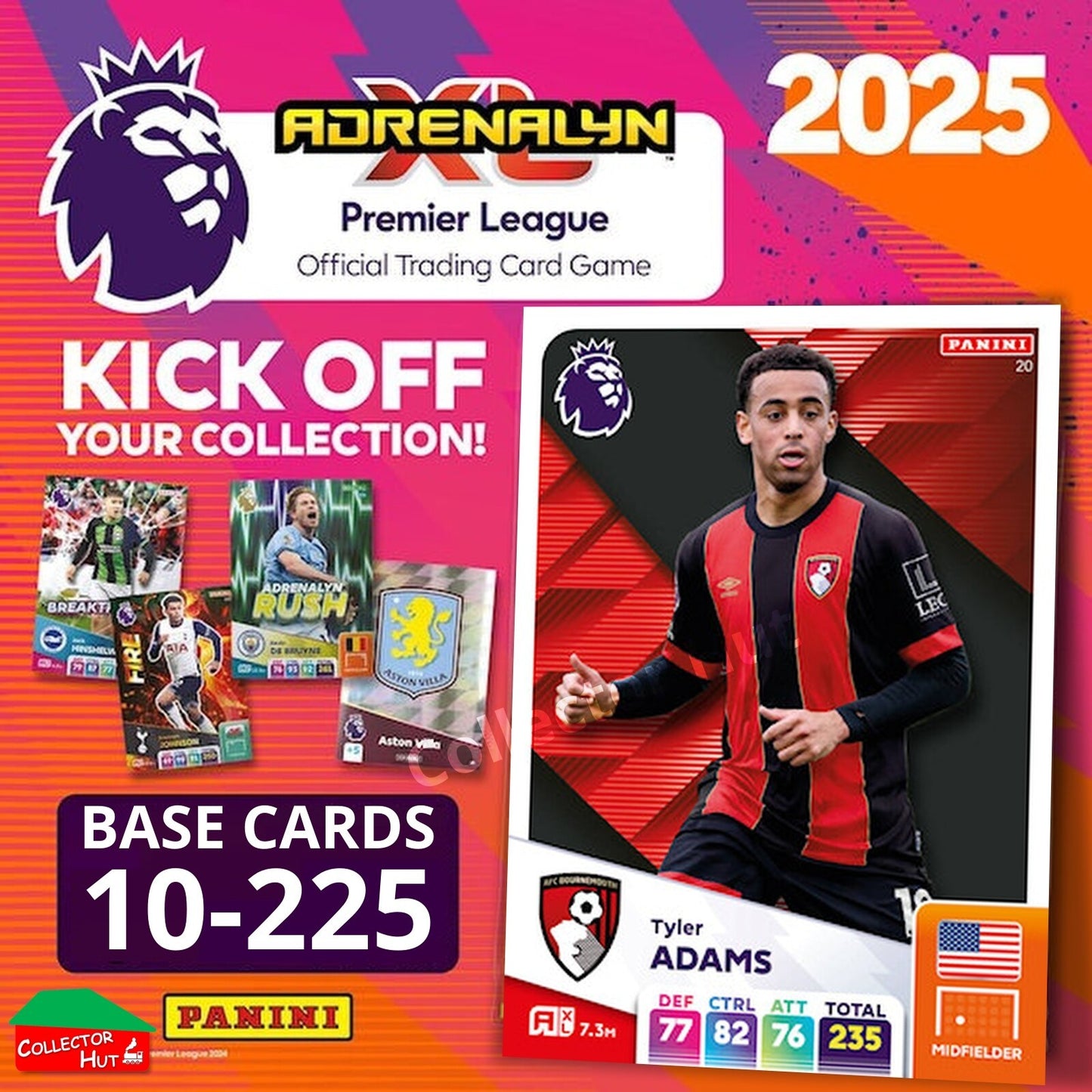Panini Adrenalyn XL Premier League 2025 2024/25 Base & Foils #10-225