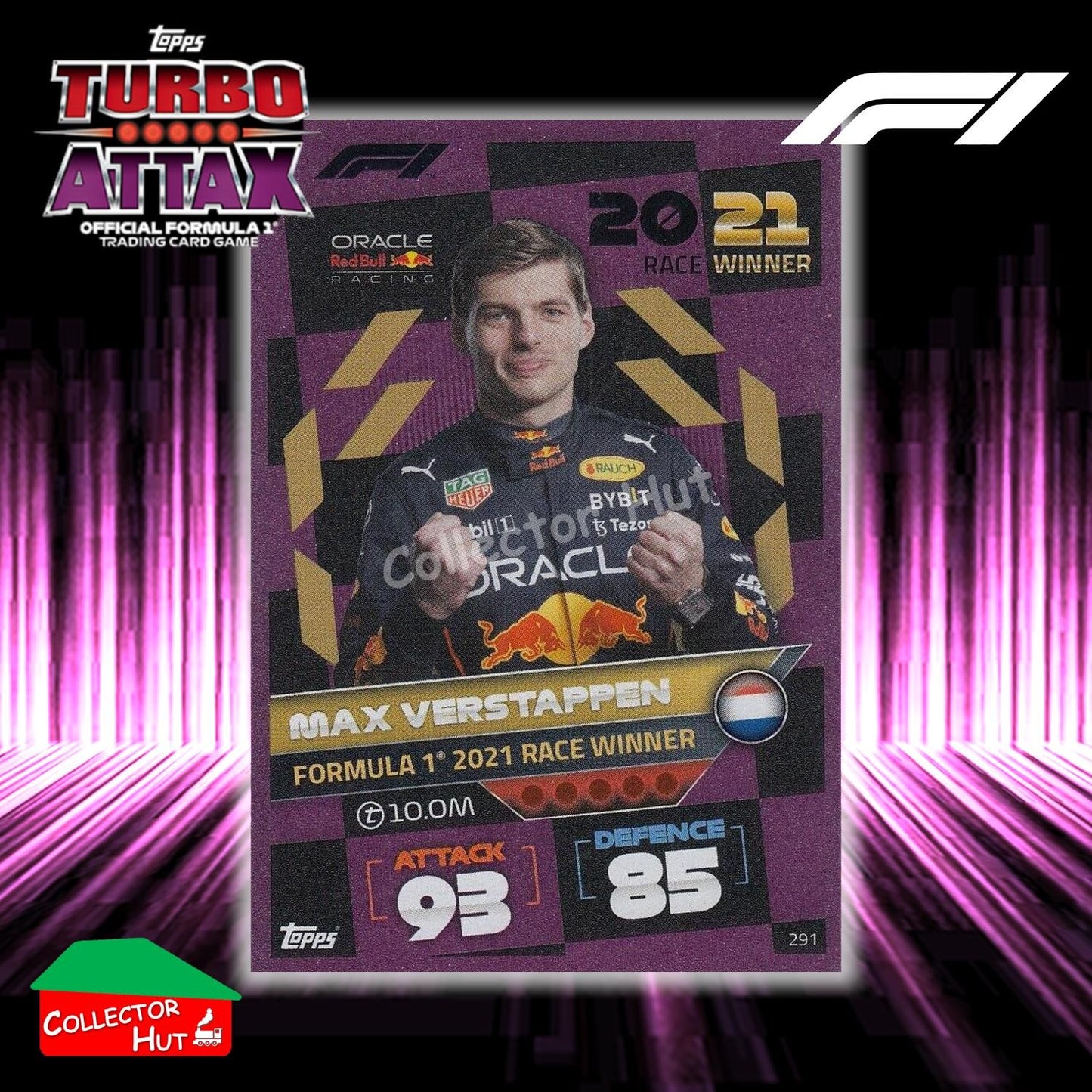 Topps Turbo Attax Formula 1 F1 2022 PINK GREEN RED Parallel Cards