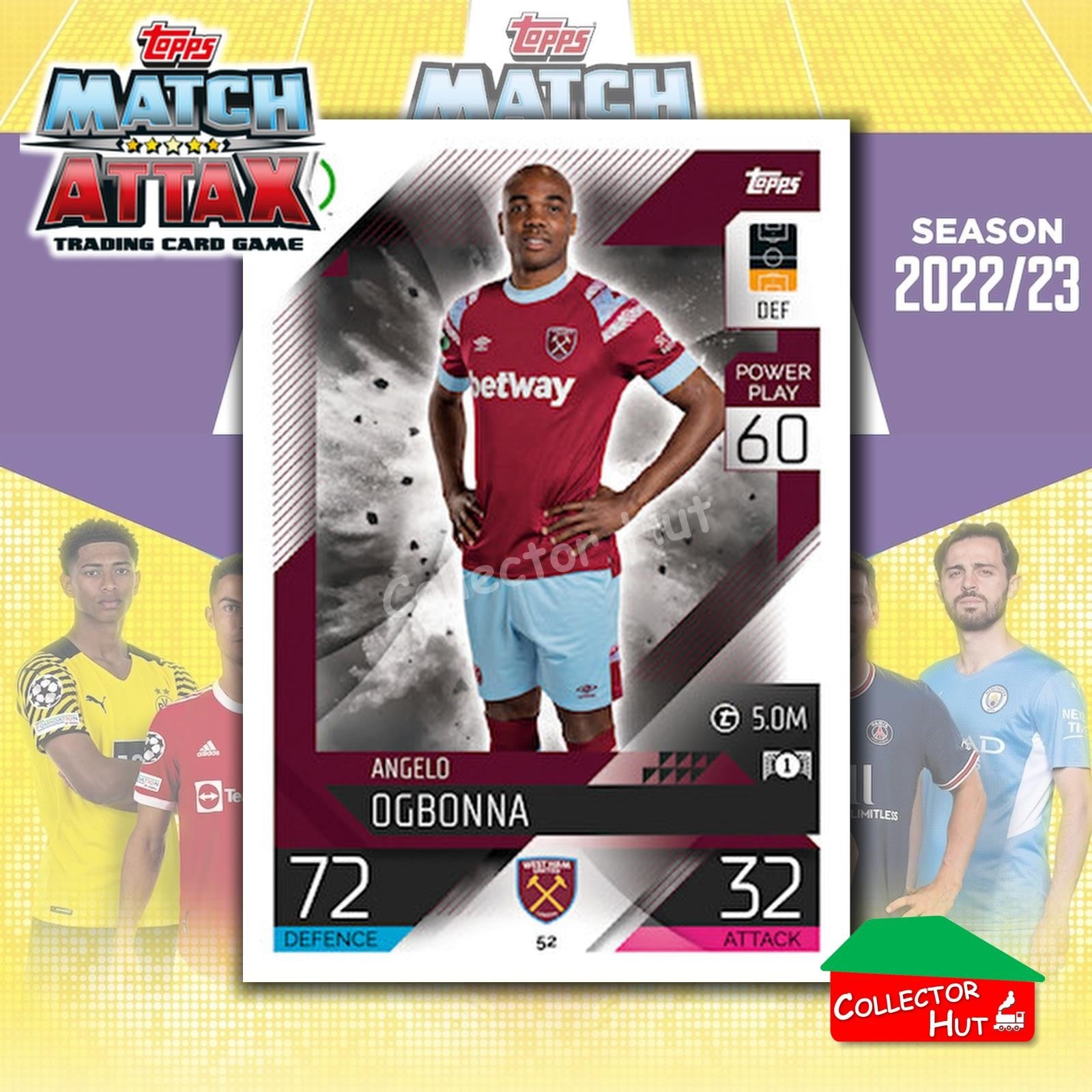 Topps Match Attax Europa Champions League 2022/23 TCG Trading Cards Base 1-189