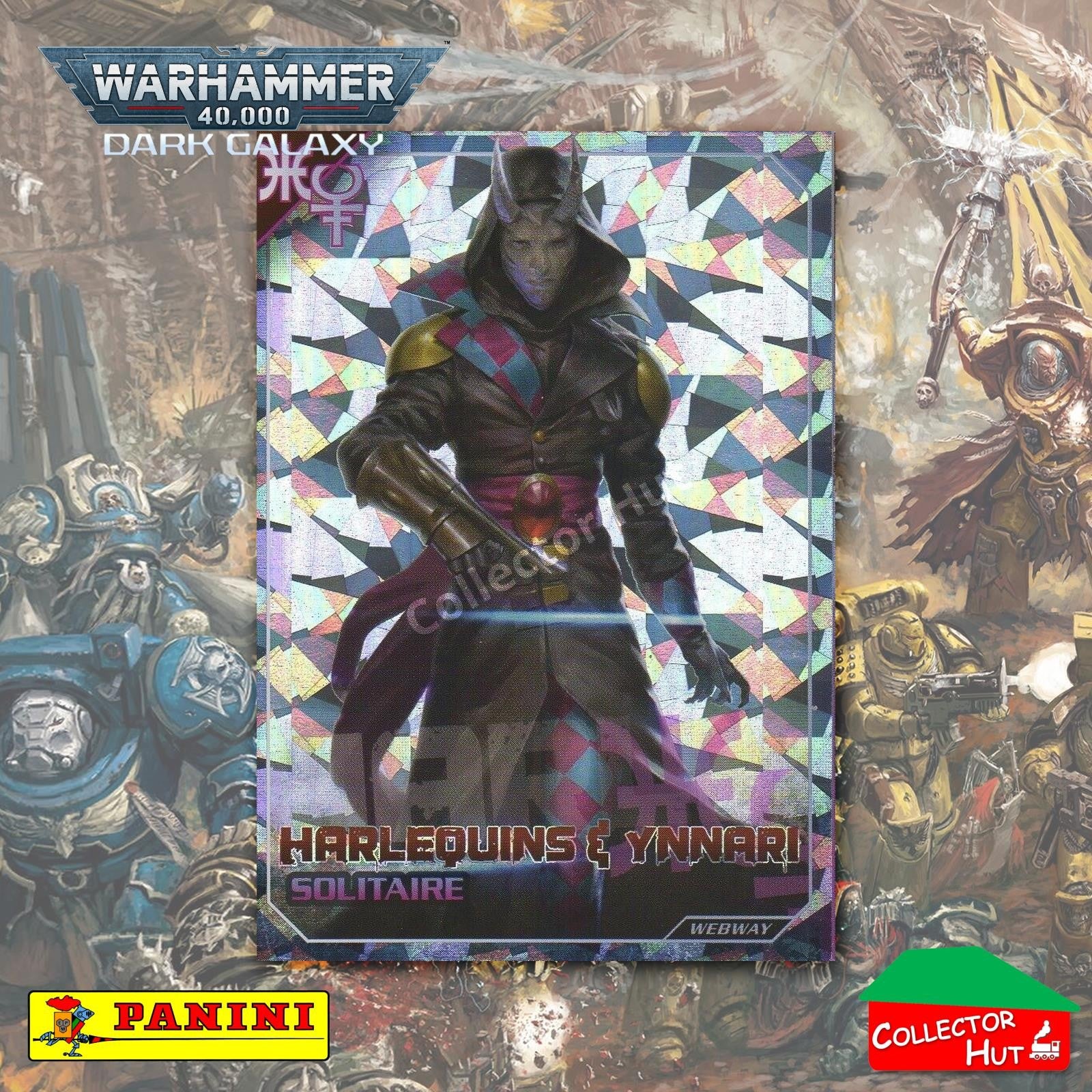 PANINI Warhammer 40,000 Dark Galaxy Webway Inferno Adamantium Limited FOIL Cards