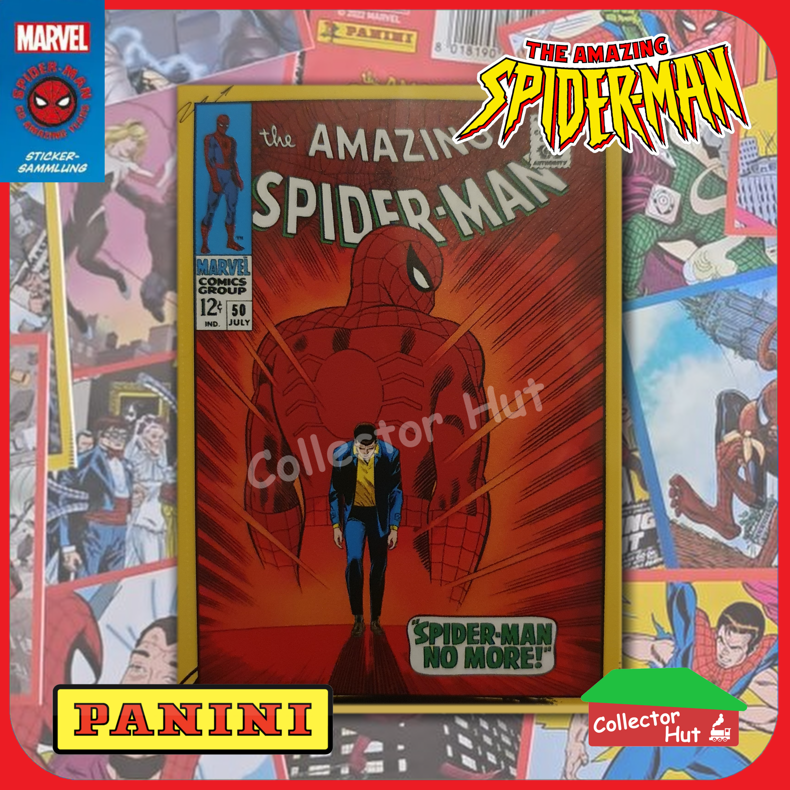 Panini The Amazing Spider-Man 60th Anniversary Trading Cards Singles 1-60