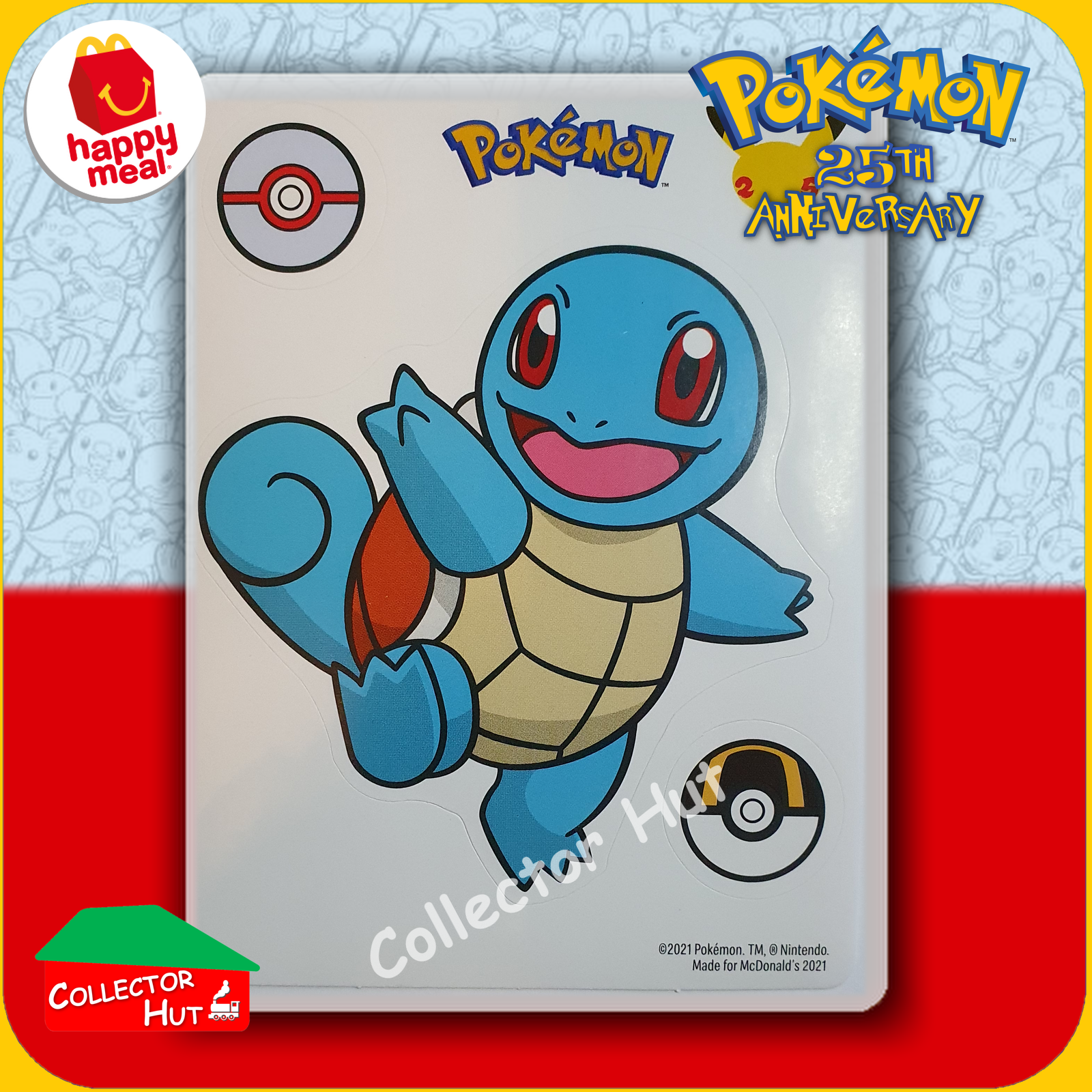 McDonald's Happy Meal 2021 Pokémon 25th Anniversary Trading Cards You Choose