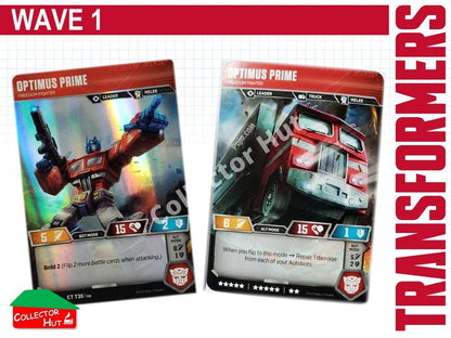 Transformers TCG CHARACTER Trading Cards All Waves