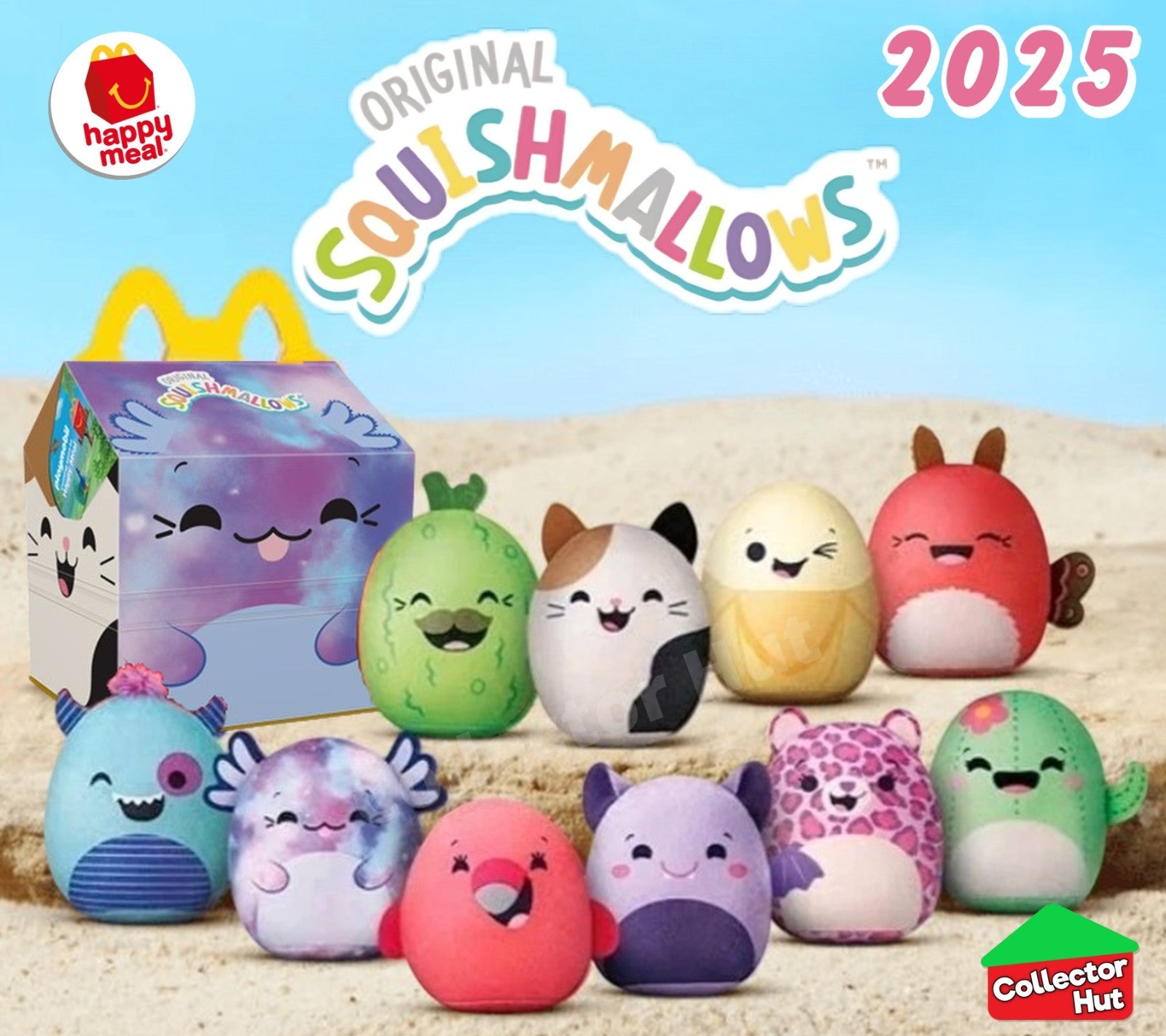 McDonald's Happy Meal 2025 Squishmallows Plush Toys 15 to Collect