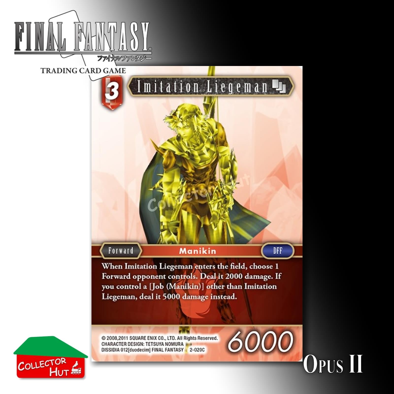 Final Fantasy Trading Card Game OPUS II 2 Singles You Choose
