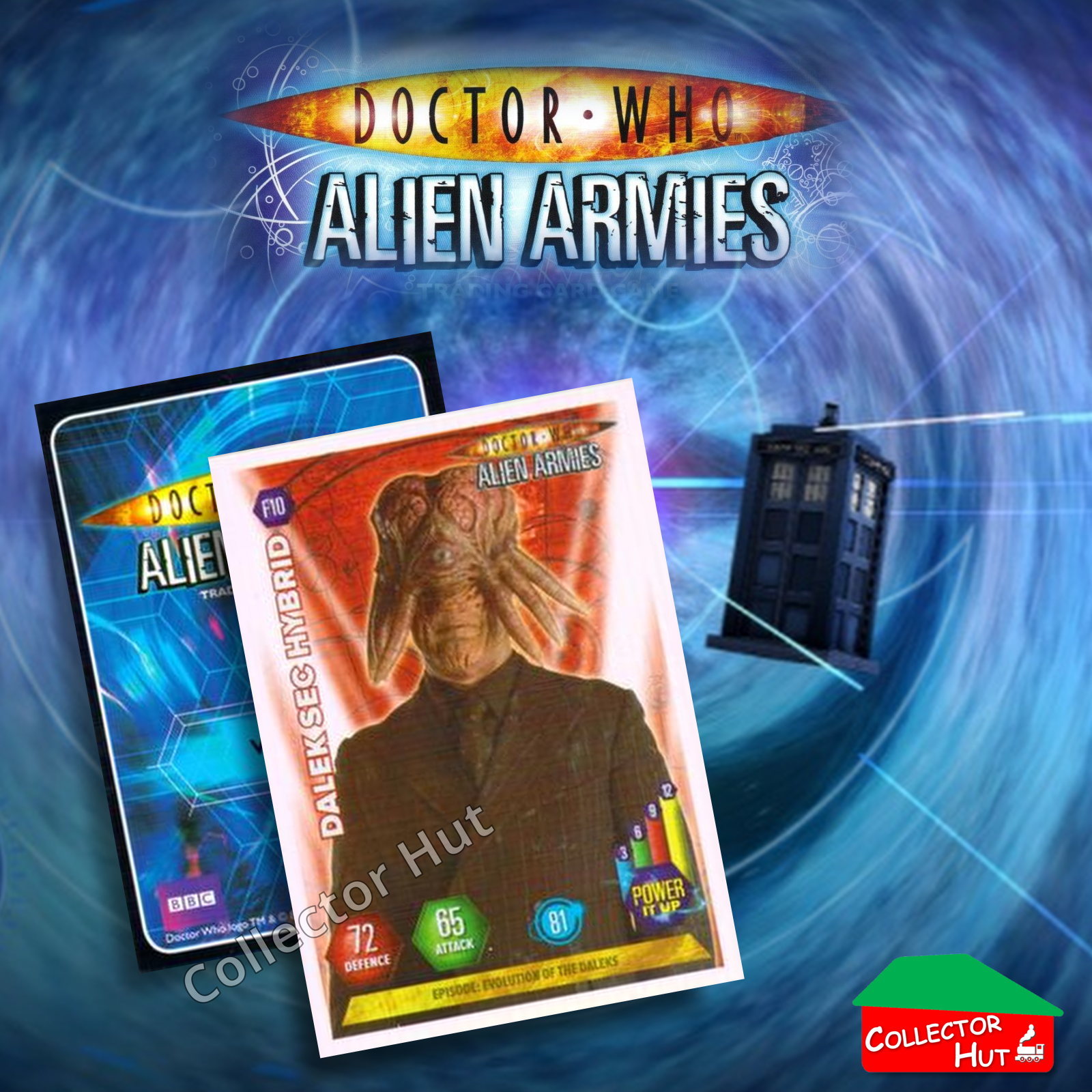DOCTOR WHO Alien Armies Trading Cards Glitter Super Emboss Foil Cards