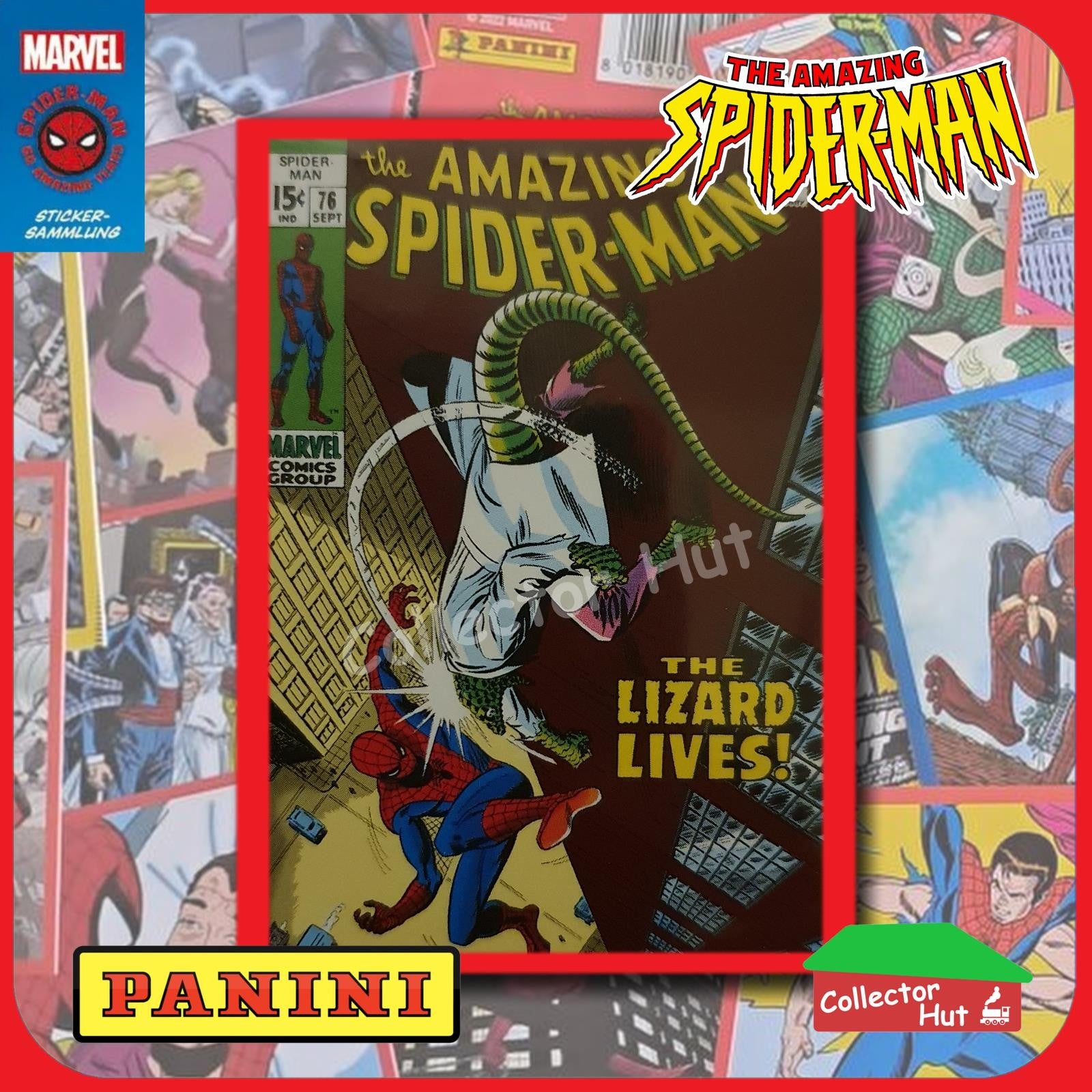 Panini The Amazing Spider-Man 60th Anniversary Sticker Collection Singles