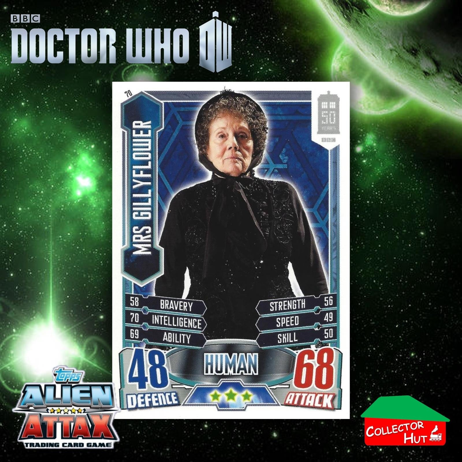 Topps Doctor Who Alien Attax 50th Anniversary Edition Companion Timeless Cards