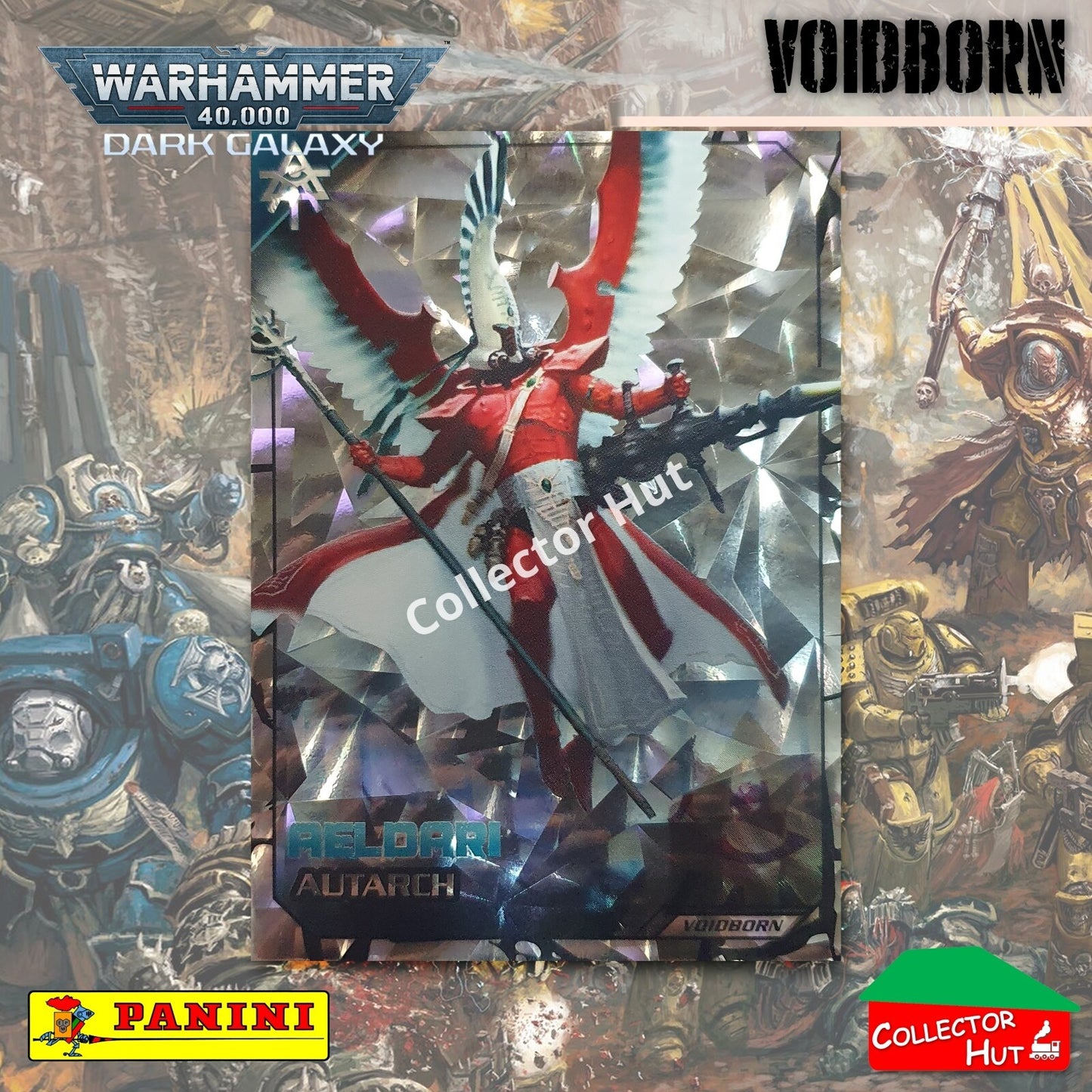 PANINI Warhammer 40,000 Dark Galaxy Parallel Trading Card Crusade Vanguard Purge