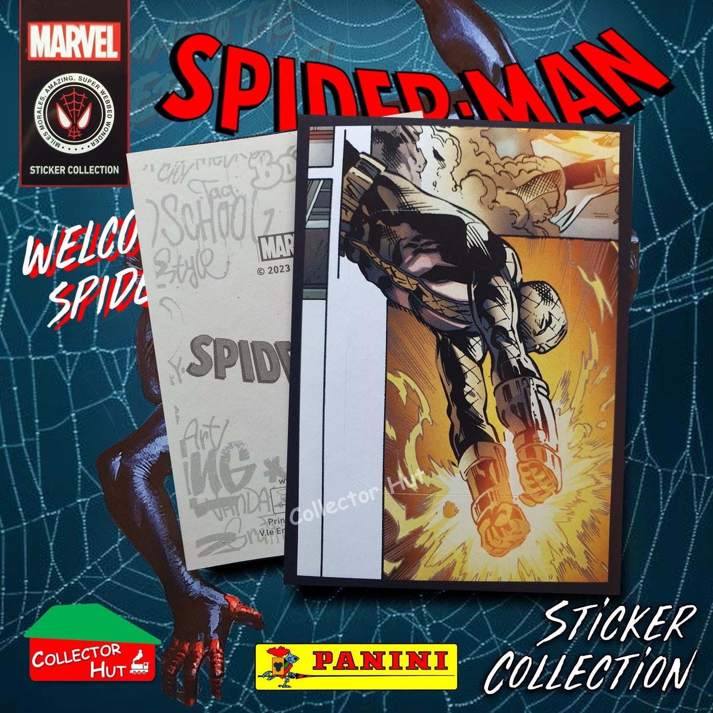 Panini Spider-Man Spider-Verse 2023 Collection Sticker Singles #1-163 & F1-30