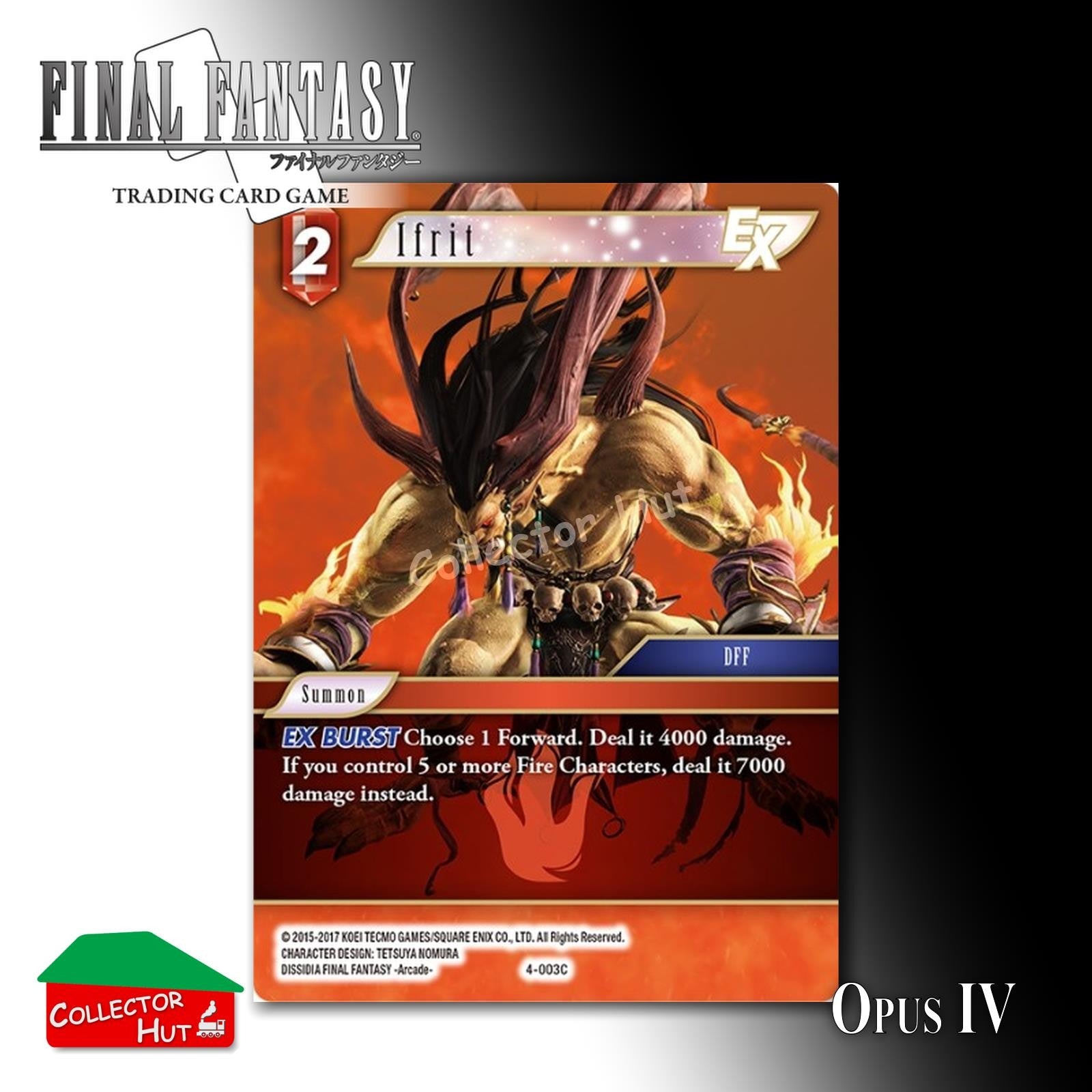 Final Fantasy Trading Card Game OPUS IV 4 Singles You Choose