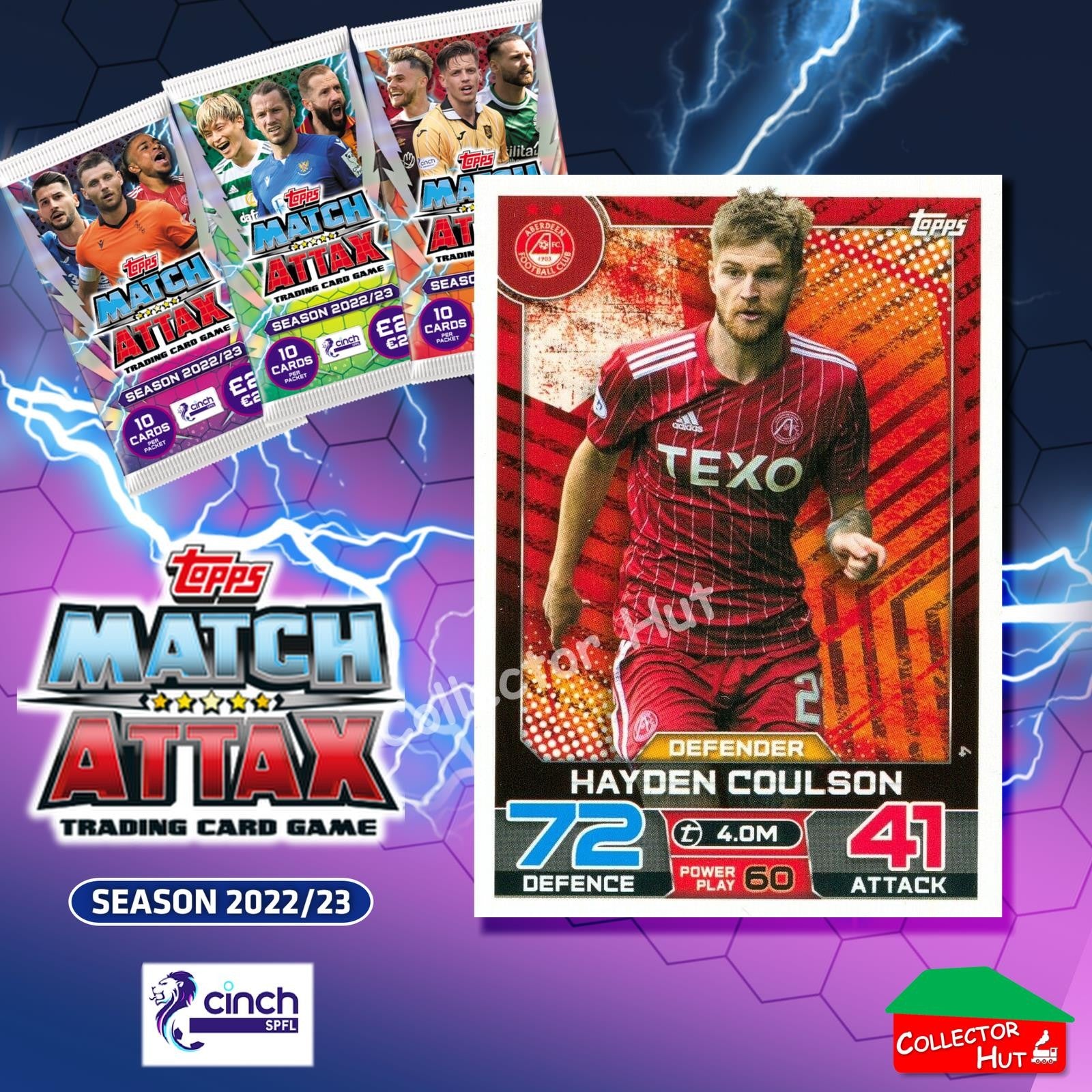 TOPPS MATCH ATTAX SPFL 2022/23 #1-162 Choose Your Card