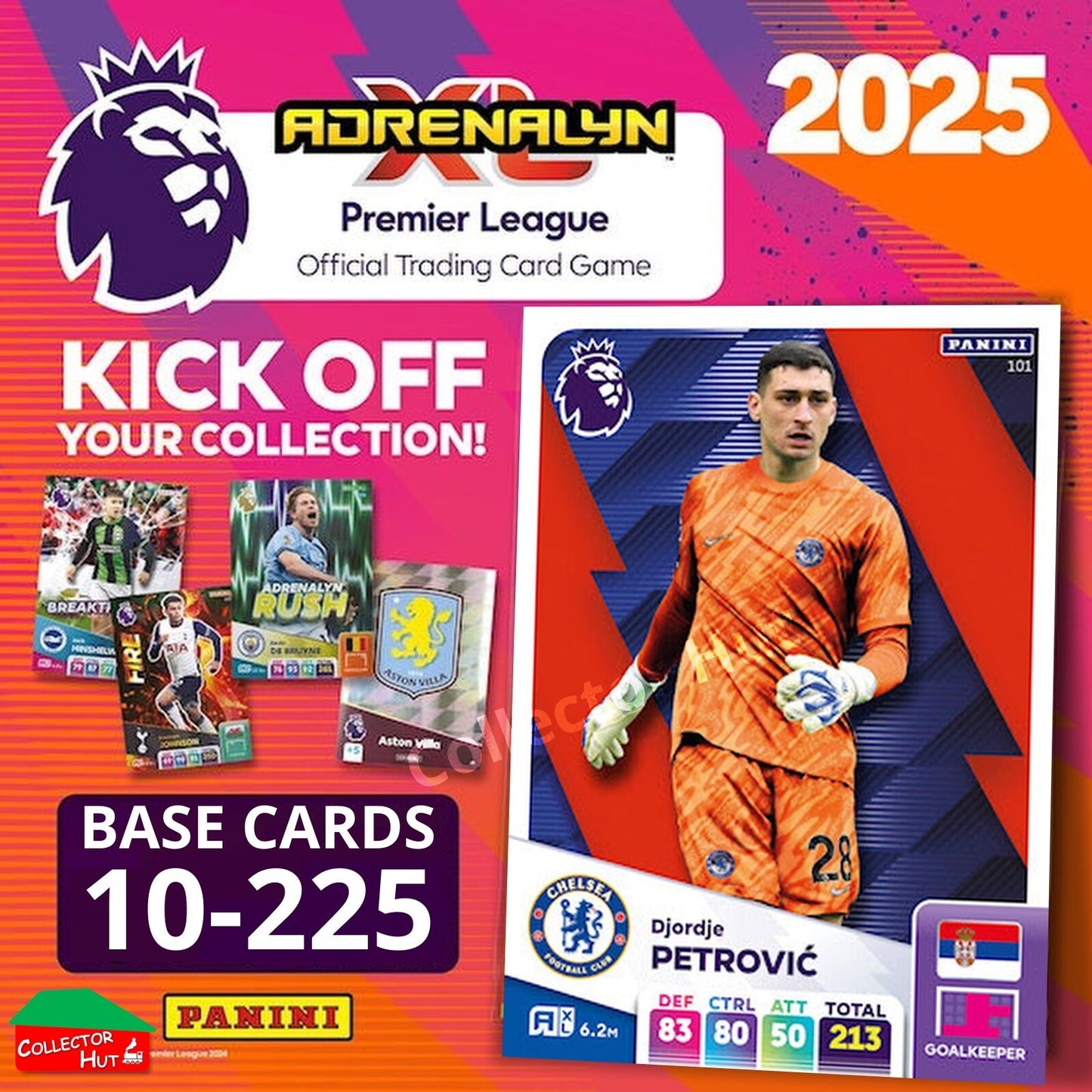 Panini Adrenalyn XL Premier League 2025 2024/25 Base & Foils #10-225