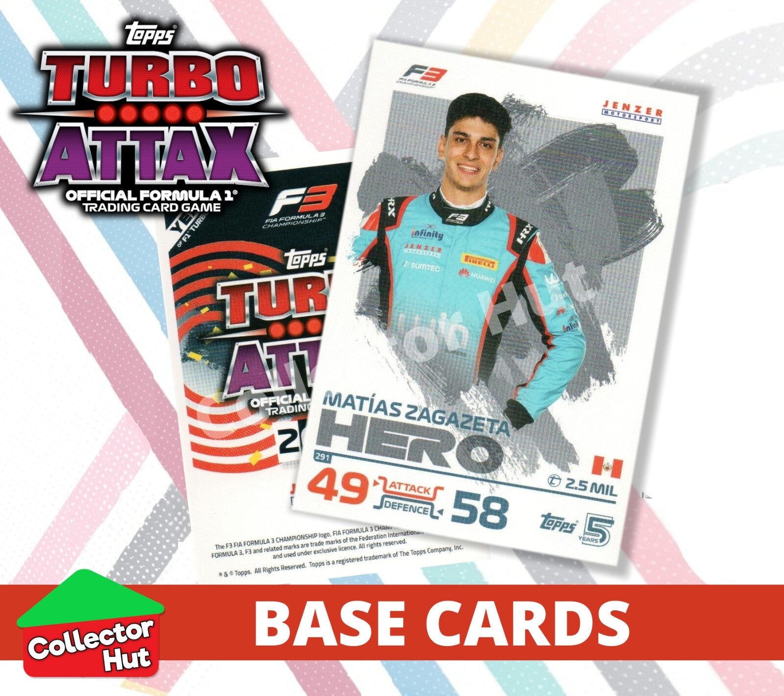 Topps Turbo Attax Formula 1 F1 2024 #167-312 Base Cards YOU CHOOSE