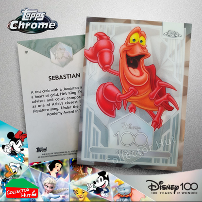 Disney 100 Topps Chrome 2023 Base Cards 1-100 Pick Singles to Complete Your Set