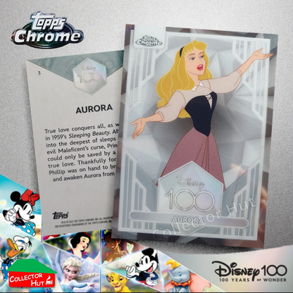 Disney 100 Topps Chrome 2023 Base Cards 1-100 Pick Singles to Complete Your Set