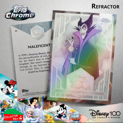 Disney 100 Topps Chrome 2023 REFRACTOR Cards 1-100 Pick Singles