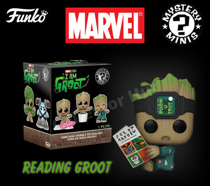 Funko Marvel Mystery Minis I am Groot Bobblehead Figures Guaridans of the Galaxy